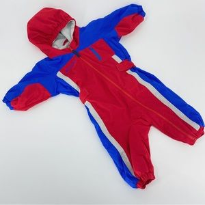 Columbia 12M Snow Suit Red Blue boy or girl